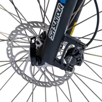 Ampere X-Trail Hardtail Electric Mountain Bike, 27.5" Wheel - Grey - Image 7