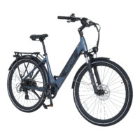 Ampere Deluxe 700c Step Through Hybrid Electric Bike - Stone Blue - Image 2
