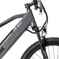Ampere X-Trail Hardtail Electric Mountain Bike, 27.5" Wheel - Grey - Image 4