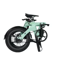 E-Go CarbonLite Folding Electric Bike 250w, 18in Wheels, 7Ah Samsung Battery - Duck Egg - Image 2