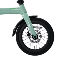 E-Go CarbonLite Folding Electric Bike 250w, 18in Wheels, 7Ah Samsung Battery - Duck Egg - Image 6