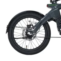 E-Go CarbonLite 3S Folding Electric Bike 250w, 18in Wheels, 7Ah Samsung Battery - Grey - Image 2