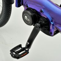 Revom T4F Semi-Recumbent Folding Electric Trike, 36v 15Ah - Purple/Blue - Image 5