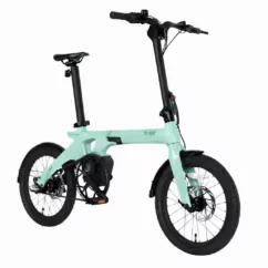 E-Go CarbonLite 3S Folding Electric Bike 250w, 18in Wheels, 7Ah Samsung Battery - Duck Egg