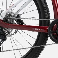 Ghost 2026 E-Teru Advanced Electric Mountain Bike, 800Wh - Red/White - Image 5