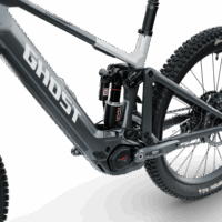Ghost 2026 E-Riot CF Full Party Electric Mountain Bike, 800Wh - Misty Blue/Mint - Image 4