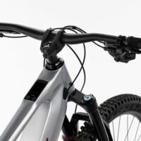 Ghost 2026 E-Riot CF Advanced Electric Mountain Bike, 800Wh - Grey/Red - Image 3