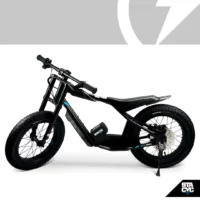 Stacyc Electric Balance Bike 16H-Drive, 5Ah - Black/Blue - Image 3