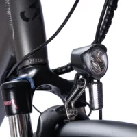 Ampere Deluxe Pro Hybrid Step Through Electric Bike, 700c Wheel - Black - Image 5