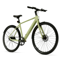 Tenways CGO 600 Pro Crossbar Hybrid Electric Bike - Avocado Green - Image 2