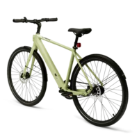 Tenways CGO 600 Pro Crossbar Hybrid Electric Bike - Avocado Green - Image 3