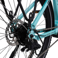 Ampere Deluxe Pro 26" Step Through Hybrid Electric Bike - Light Blue - Image 12