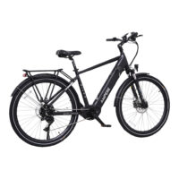 Ampere Hilux Pro Hybrid Electric Bike, 700c Wheel - Black - Image 2