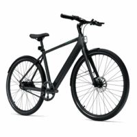 Tenways CGO 600 Pro Crossbar Hybrid Electric Bike - Midnight Black - Image 2
