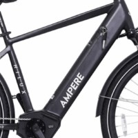 Ampere Hilux Pro Hybrid Electric Bike, 700c Wheel - Black - Image 5