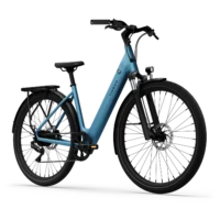 Tenways CGO 800s Plus Step Through Hybrid Electric Bike - Sky Blue - Image 2