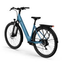 Tenways CGO 800s Plus Step Through Hybrid Electric Bike - Sky Blue - Image 3