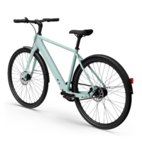 Tenways CGO 600 Pro Crossbar Hybrid Electric Bike - Mint Green - Image 3