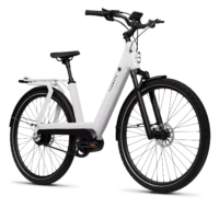 Tenways AGO-T Step Through Hybrid Electric Bike - White - Image 2