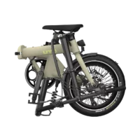 UTO Morning 16in Wheels Origins Folding Electric Bike - Sand - Image 2