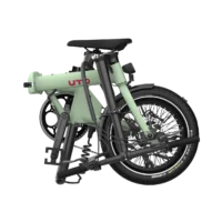 UTO Morning 16in Wheels Origins Folding Electric Bike - Sage Green - Image 2