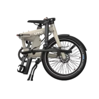 UTO Afternoon Pro 20" Folding Electric Bike - Taupe - Image 2