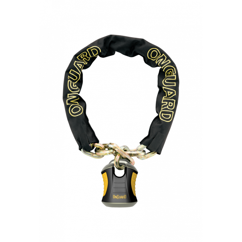 OnGuard Beast Chain Lock 12mmx110cm Black/Yellow