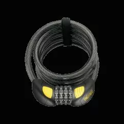OnGuard Doberman Combo Cable Lock LED Black/Yellow