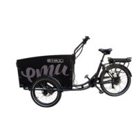 EMU E-Haul Cargo Electric Trike with Box, Bafang Powered, 7 Speed, 20in Wheel, 14.5Ah - Black - Image 2