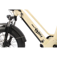 EMU Longtail Cargo Electric Bike, Bafang Powered, 7 Speed, 20in Wheel, 13Ah - Cream - Image 5