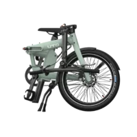 UTO Afternoon Pro 20" Folding Electric Bike - Green - Image 6
