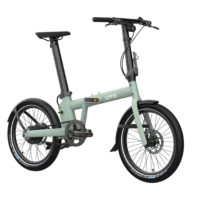 UTO Afternoon Pro 20" Folding Electric Bike - Green - Image 5