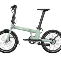 UTO Afternoon Pro 20" Folding Electric Bike - Green - Image 3