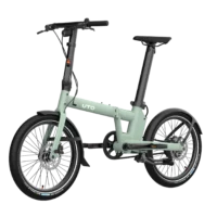 UTO Afternoon Pro 20" Folding Electric Bike - Green - Image 2