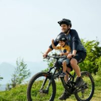 Kids Ride Shotgun Child Bike Seat + Handlebars Combo - Image 3