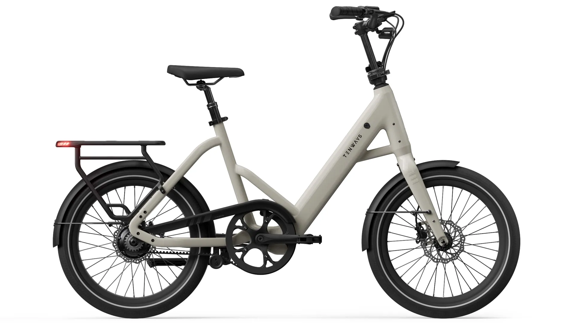 Tenways CGO Compact Urban Hybrid Electric Bike - Grey