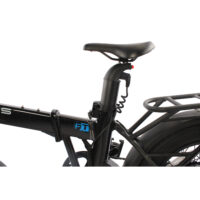 Basis Fat Tyre Folding Low Step 20" Electric Bike - Black - Image 8