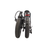 Basis Fat Tyre Folding Low Step 20" Electric Bike - Black - Image 5