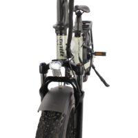 EMU Fat Tyre Electric Folding Bike, 7 Speed, 20in Wheel, 10Ah - Ivory - Image 11
