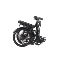 Basis Osprey Folding Low Step 20" Electric Bike - Black - Image 11