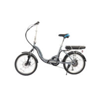 Basis Osprey Folding Low Step 20" Electric Bike - Grey - Image 2
